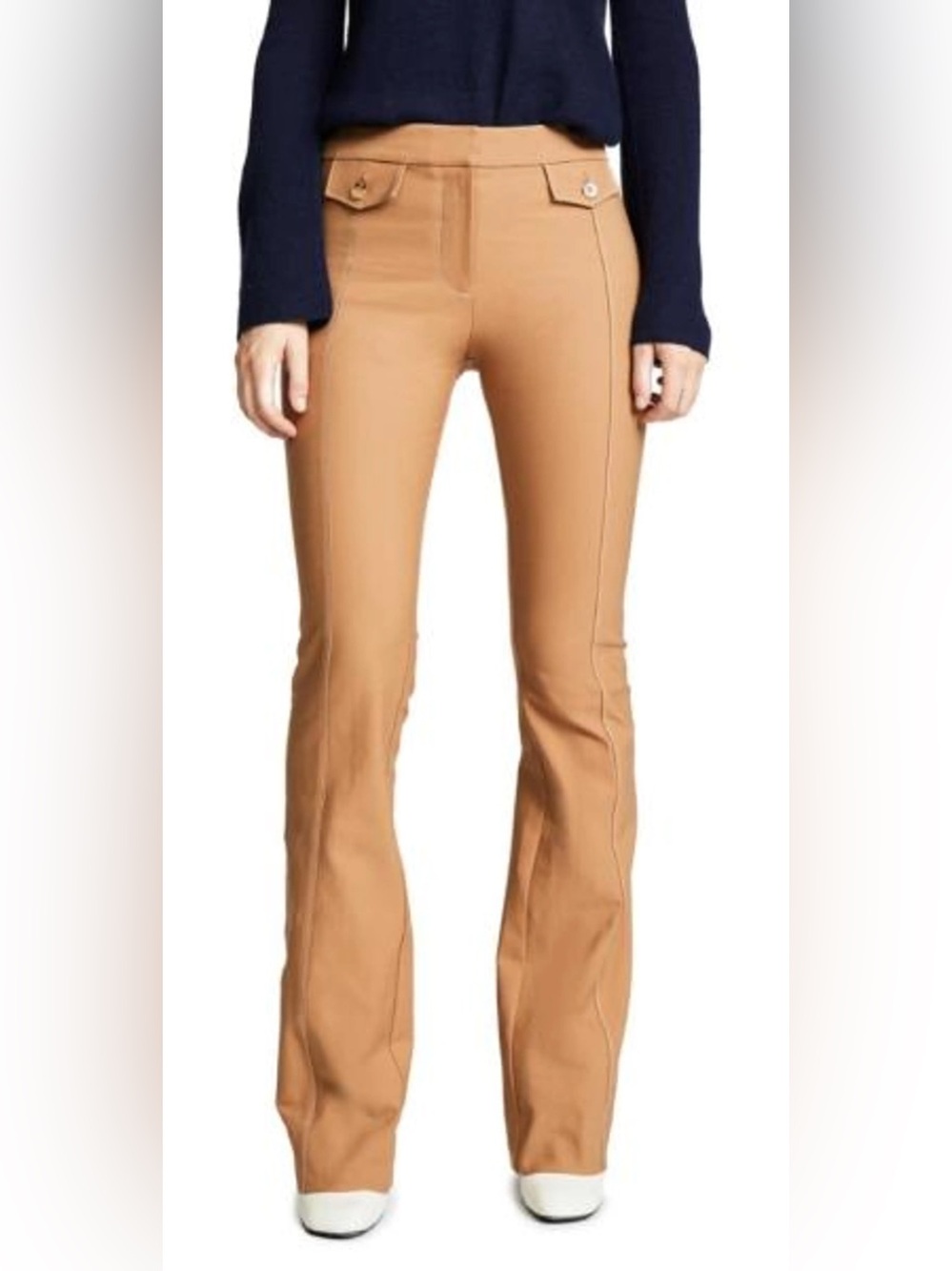 Derek Lam 10 Crosby Camel Flare Pants